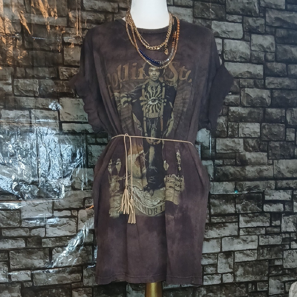 The Rolling Stones Black and Brown Graphic Shirt